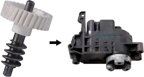 Vista 2 de Kit de engranaje de reparación de espejo retrovisor plegable para coche Compatible con Mazda 2002-2008 6 MK1, 2003-2012 RX-8, 2006-2009 speed3