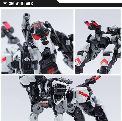 Vista 4 de 52TOYS Beastbox BB-51C Jawliet - Figura de acción de juguete de deformación, juguetes de conversión en mecha y cubo, regalo perfecto de fiesta