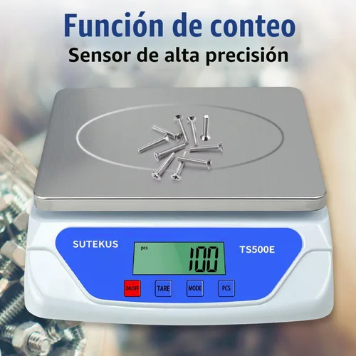 Vista 5 de Sutekus Báscula digital de 0.04 oz a 55 libras - Báscula de cocina precisa para cocina, hogar y postal