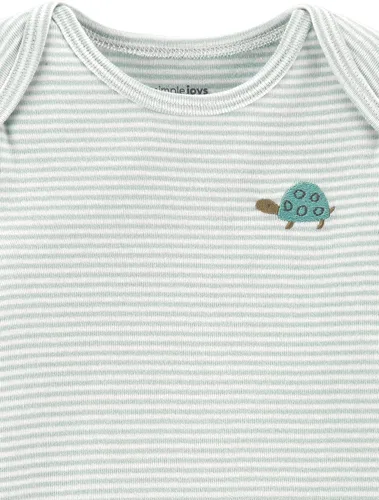 Vista 2 de Simple Joys by Carter's Conjunto de 6 piezas unisex para bebés (manga corta y larga) y pantalones