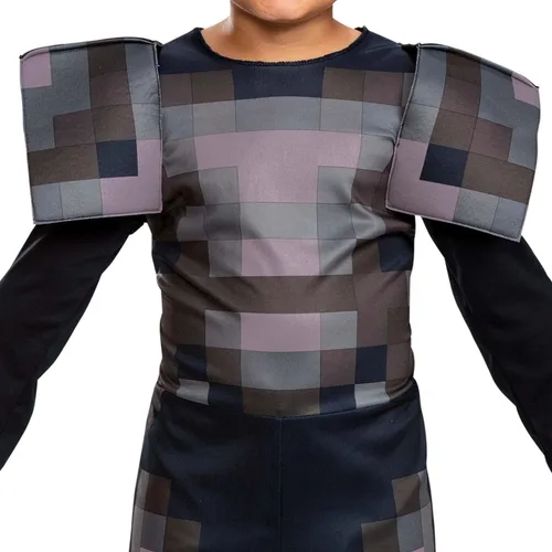 Vista 4 de Disfraz de Minecraft, atuendo oficial de Nether Armor para niños