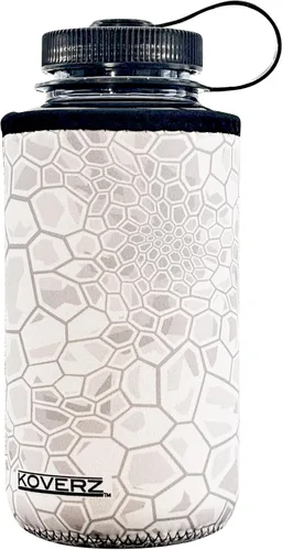 Vista 30 de Funda de neopreno para botella de agua Koverz, funda de neopreno, se ajusta a botellas de agua de 24-30 oz, lavable y reutilizable, tamaño grande