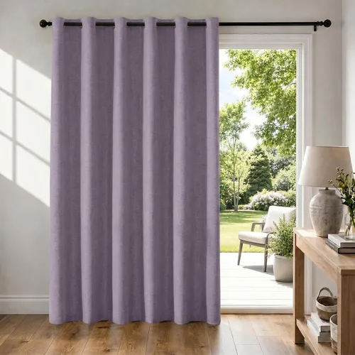 Vista 30 de Cortinas 100% opacas para dormitorio, cortinas opacas de 63 pulgadas de largo, cortinas opacas de lino para sala de estar, cortinas con ojales