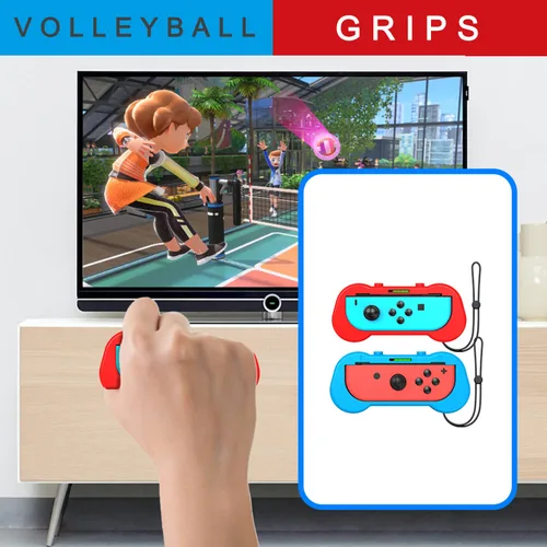 Vista 7 de Uxilep Switch Sports Accessories Bundle,10 in 1 Family Accessories Kit for Nintendo Switch Sports Games 2022Soccer Leg Straps,Mario Golf Clubs,Just