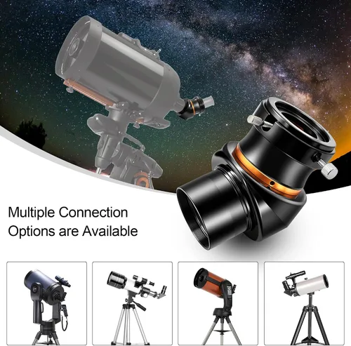 Vista 3 de Astromania Star Diagonal 2inch Erect-Image Diagonal Prisma para Telescopio 45° Upright & Correct Image, Erect-Image BAK4 Prism, Anti-Reflection