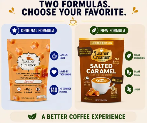 Vista 4 de Leaner Creamer Crema de café de fórmula original, 140 porciones