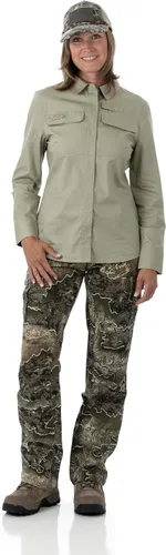 Vista 5 de DOING SOMETHING GREAT Women's Field Pants Durable Ripstop Fabric, Articulated Knees