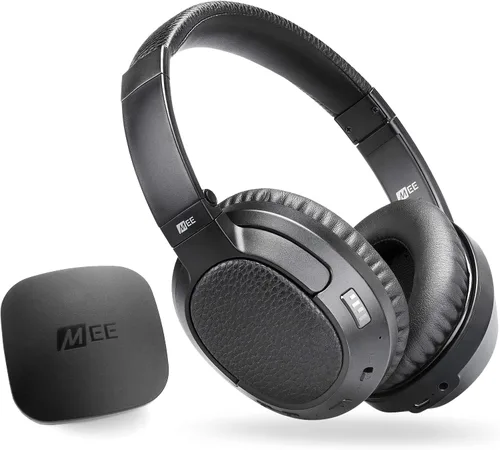 Vista 9 de Mee Audio Matrix Cinema - Auriculares Bluetooth Inalámbricos de Alta Resolución Estéreo con aptX de Baja Latencia para Mejor Sincronización