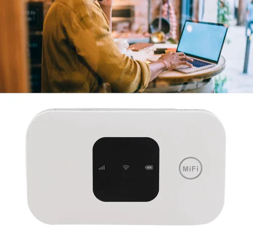 Vista 5 de Router WiFi móvil 4G LTE desbloqueado con ranura para tarjeta SIM para viajes globales (no para las Américas excepto) Dispositivo portátil