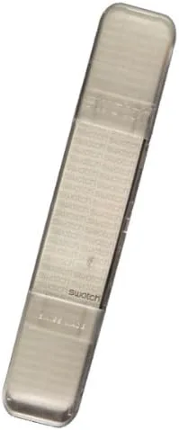 Vista 4 de Swatch Irony SVCC4000AG Reloj de hombre de aluminio con esfera marrón ahumado de sangre completa, Marrón, Moderno