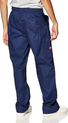 Vista 3 de Dickies Men's Pull-On Pant with 7 Pockets Elastic Waistband with Button Closure 81006