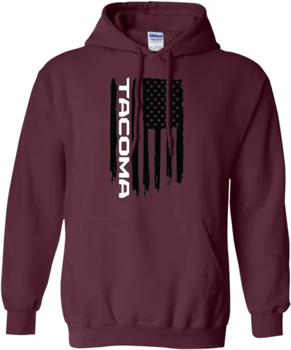 Vista 2 de Sudadera con capucha Tacoma American Flag para hombre