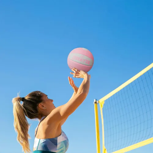 Vista 7 de Volleyball, Waterproof Indoor Outdoor Volleyball for Beach Game Gym Training (Official Size 5)