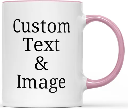 Vista 7 de Fantastic Gifts Taza con foto personalizada con texto personalizado, sube tu imagen con diferentes diseños Taza con Foto Personalizada y Texto Taza