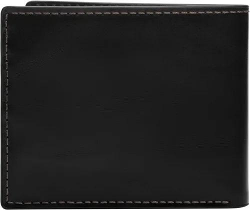 Vista 18 de Fossil Ryan - Cartera plegable de piel con bloqueo RFID y ventana de identificación abatible para hombre