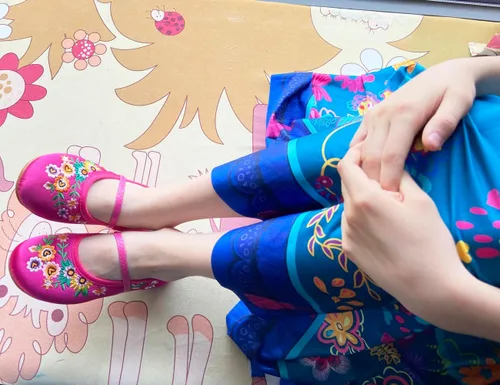 Vista 5 de LZH Encanto Mirabel Isabela Madrigal - Zapatos para niñas, disfraz de cosplay