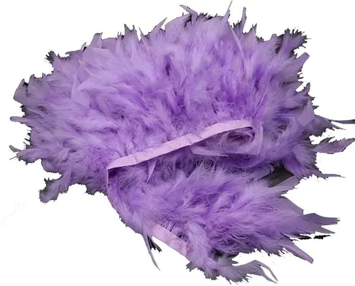 Vista 8 de MELADY 2 yardas de plumas de pavo con flecos, vestido de moda, costura, manualidades, disfraces, decoración (negro)