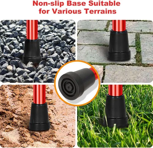Vista 6 de Bastones de trekking - Bastones de senderismo para niños, telescópicos, plegables, ultraligeros para senderismo
