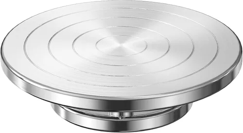 Vista 9 de Yncotte Rueda de cerámica de 7 pulgadas, rueda de bandas de doble cara, rueda giratoria de aleación de aluminio, rueda de escultura de metal