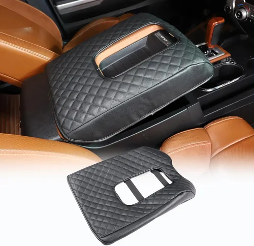 Vista 11 de CHEAYAR Kit de Cubierta para Reposabrazos de Consola Central, Cojín de Reposabrazos de Consola Automotriz Personalizado, Compatible con Toyota