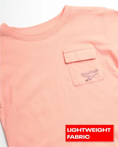 Vista 4 de Reebok Conjunto de leggings para niña, camiseta de manga larga de 3 piezas, camiseta y leggings, conjunto activo para niños pequeñosniñas, 2T-6X
