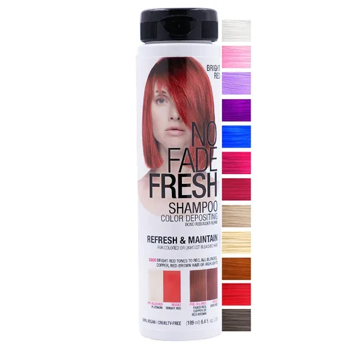Vista 2 de Champú natural para depósitos de color marrón – Color de cabello semipermanente con BondHeal Bond Rebuilder – Tinte para cabello castaño