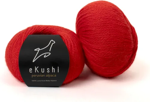 Vista 22 de 100% Hilo de Alpaca Baby para Tejer y Ganchillo - 1 Cono de Hilo Premium DK - Ligero, Hipoalergénico y Térmico Hecho en Perú - Ideal para Proyectos