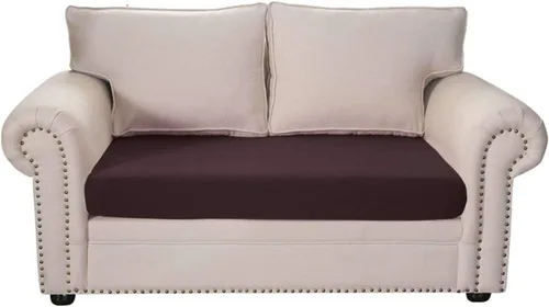 Vista 42 de MBROS Funda de cojín elástica para sofá de 2 cojines, protector de muebles de 1 pieza, funda de cojín para sofá, funda de cojín, color negro