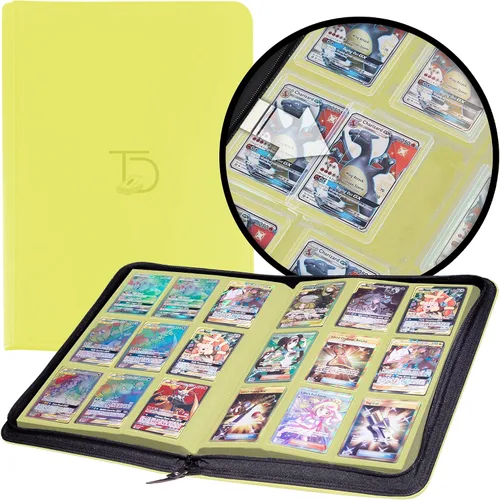 Vista 8 de TopDeck 200 TopLoader Binder - Carpeta álbum de 9 bolsillos para tarjetas - Fundas de almacenamiento seguro TCG - Compatible con Yugioh, Magic the