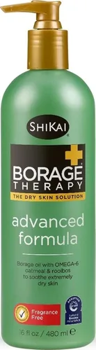 Vista 7 de Loción para piel seca Shikai Borage Natural Therapy, 8 onzas