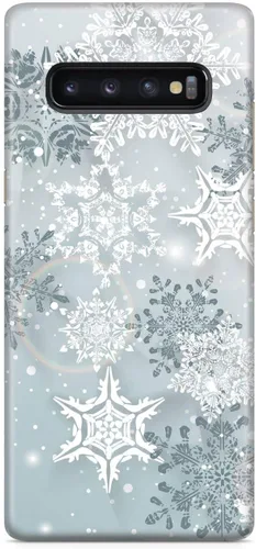 Vista 16 de Inspired Cases - Funda con textura 3D para iPhone Xs Max - Funda protectora de goma para iPhone Xs Max de Apple - Copos de nieve de invierno