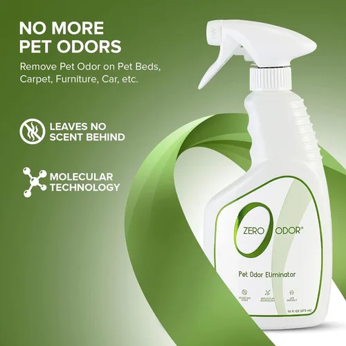 Vista 2 de zero Odor Pet Odor Eliminator, Trigger aerosol, 16 onzas