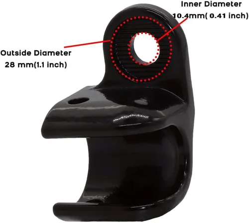 Vista 2 de Thinvik Acoplador de enganche para remolque de bicicleta Thule compatible con Thule Cadence, Thule Coaster XT, Thule Chariot Series Trailer