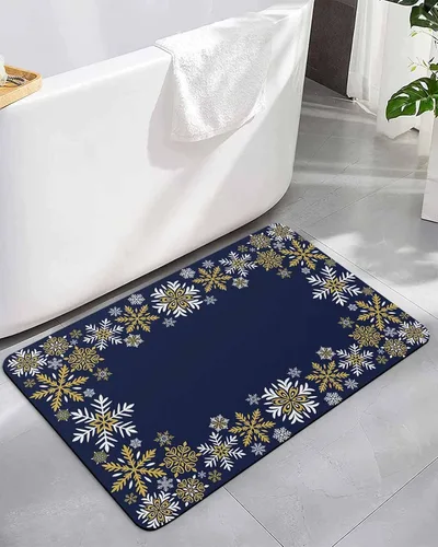 Vista 8 de Tapete de baño con diseño de árbol de flores, antideslizante, de secado rápido y absorbente, tierra de diatomeas, cocina, ducha, fregadero, lavable