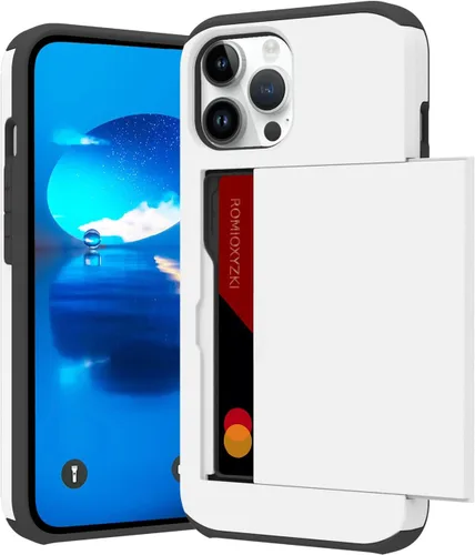 Vista 24 de ZIYE Compatible con iPhone 12 Pro Max Funda tipo cartera con tarjetero, Funda de dos capas antiarañazos con bolsillo oculto, Funda protectora a Verde