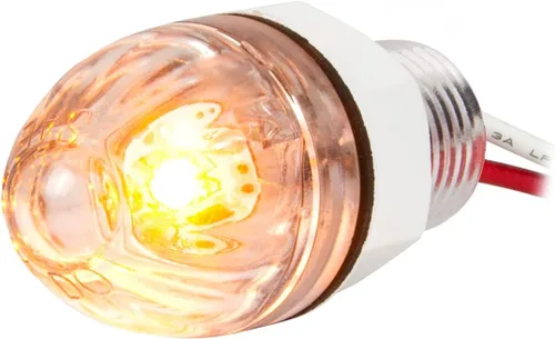 Vista 21 de GG Grand General 75390 Mini empuje/tornillo sandía ámbar/ámbar luz LED con tuerca 1 pulgada