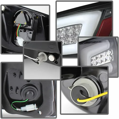 Vista 4 de Spyder para Chevy Cruze 2011-2015 Luces traseras LED par barras de luz negras 5076595