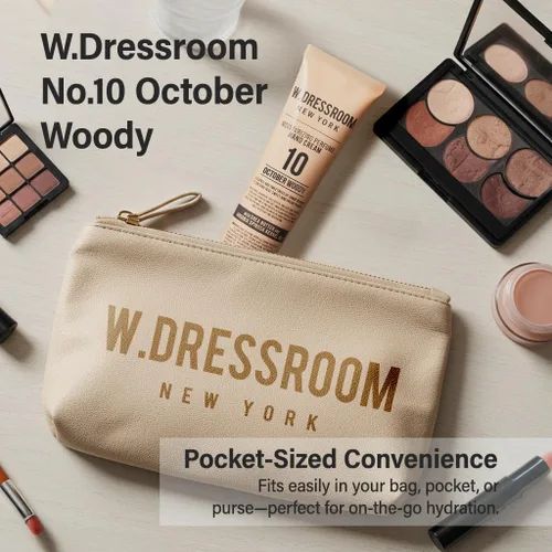 Vista 6 de W.Dressroom No.10 October Crema de manos Woody (1.69 fl oz 1.7 fl oz) Hidratante para manos secas, no grasa, de absorción rápida, loción coreana