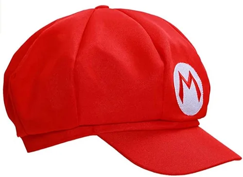 Vista 3 de EIKOU Gorra unisex de Super Mari Bros para cosplay de Mari Luigi
