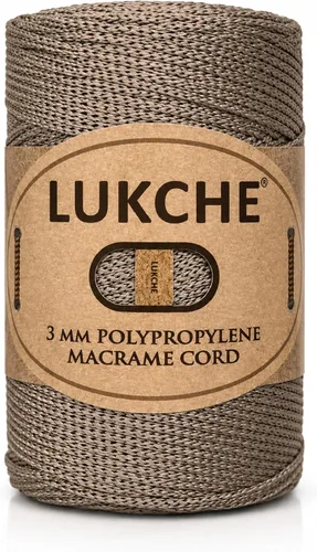 Vista 39 de Cuerda de macramé premium de poliéster de 3 mm (134.44 metros), (250 g) 100% cuerda de macramé de polipropileno, hilo de crochet de macramé colorido