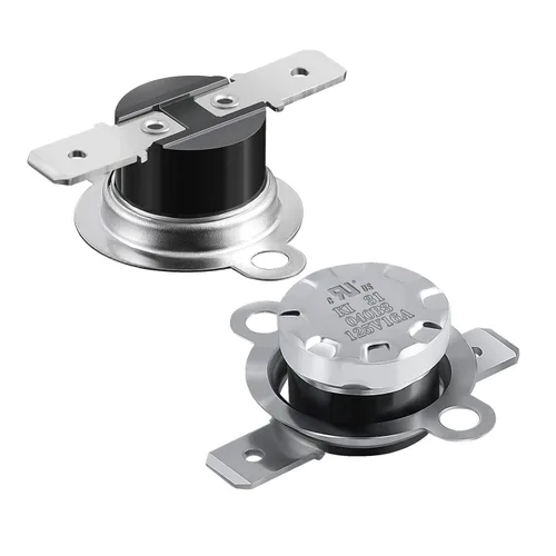 Vista 11 de UL/CUL KSD301 125V 16A Termostato, 32 °F/32°F Off NC AutoReset Normally Closed -10°C/14°F On Bimetal Thermostat for freezers, refrigerators