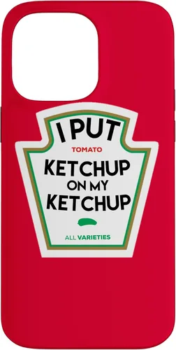 Vista 21 de I Put Ketchup on My Funny - Funda de regalo a base de tomate para iPhone 17