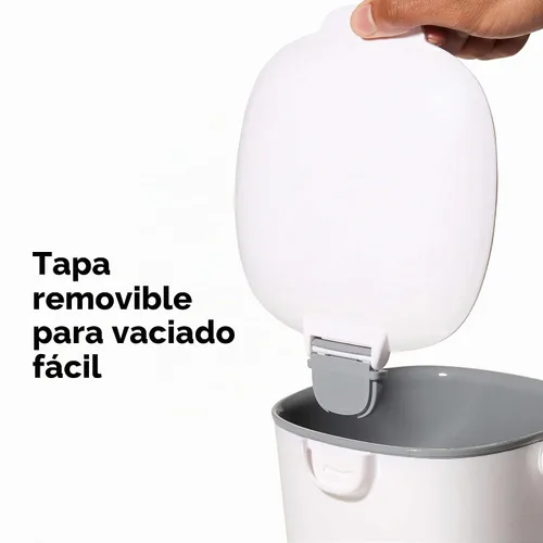 Vista 5 de OXO OXO Good Grips - Cubo de basura para compost (1,75 galones/6,62 L)., Blanco/Gris