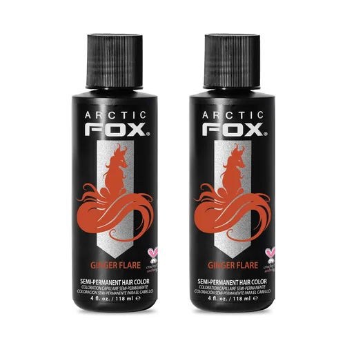 Vista 105 de Arctic Fox Tinte semipermanente para el cabello Apricot Anarchy, vegano, sin crueldad, sin amoníaco, 5.6 onzas líquidas