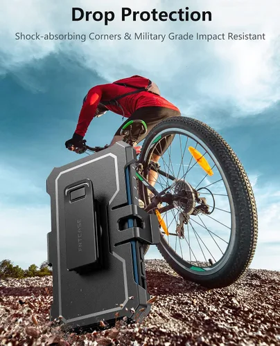 Vista 5 de [Usado] FNTCASE Funda para iPhone 11: con funda de clip para cinturón y soporte, cubierta de protección de grado militar resistente a prueba