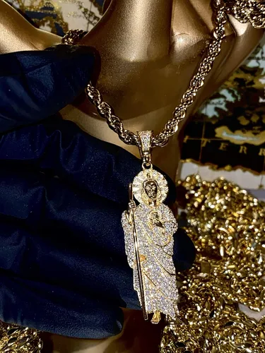 Vista 2 de Shop-iGold Collar de cadena de cuerda de acero inoxidable real de 0079 pulgadas con acabado de oro italiano 925 para hombres y mujeres joyería