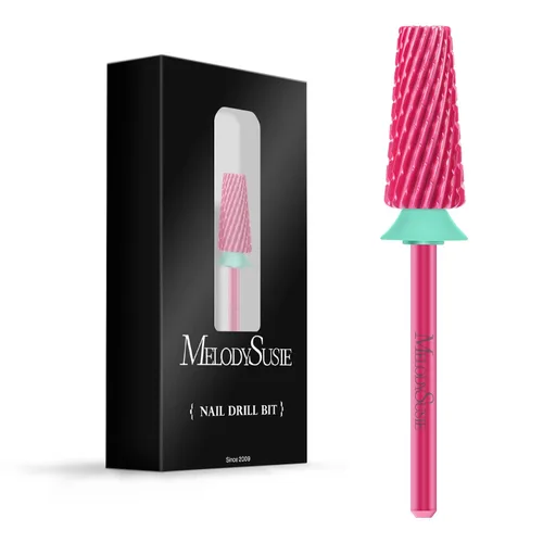 Vista 29 de MelodySusie Super Cut Edition Brocas para Uñas 5 en 1, Brocas Multifunción de Carburo de Tungsteno de 3/32'', Adecuadas para Manicura Pedicura