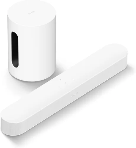 Vista 10 de Sonos Barra de sonido Beam G2 + subwoofer subwoofer, color negro