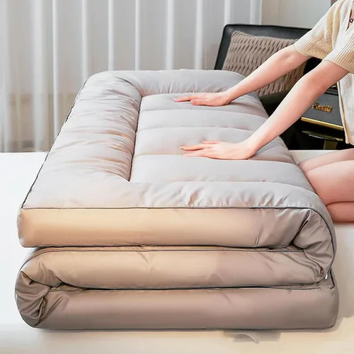 Vista 7 de Japanese Futon Mattress - Universal Breathable Thicken Sleeping Mat for Floor, Foldable Guest Bed, Dorm Room, Camping,Grey3cm-90 * 190cm/35.4 *