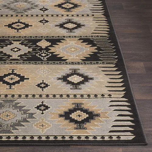 Vista 3 de Artistic Weavers Hepburn - Alfombras de área, 1'10" x 2'11", color negro
